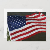 VlaggenBriefkaart Verenigde Staten Briefkaart (Voorkant / Achterkant)