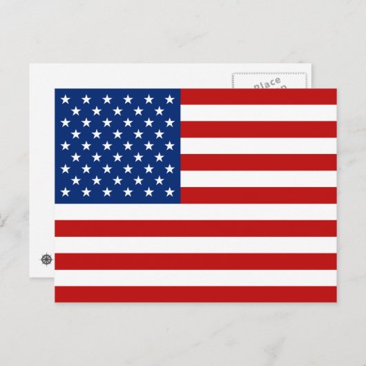 VlaggenBriefkaart VS Briefkaart (Voorkant / Achterkant)