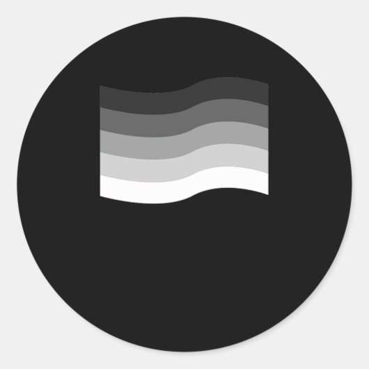 Vlaggencadeautje voor heteroseksuele, lesbische, h ronde sticker (Voorkant)