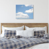 Vlaggende Cumuluswolken Canvasprint Canvas Afdruk (Insitu (Slaapkamer))