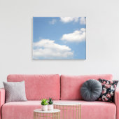 Vlaggende Cumuluswolken Canvasprint Canvas Afdruk (Insitu (Woonkamer))