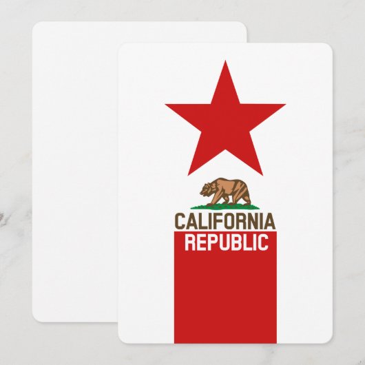 Vlaggendecor van de REPUBLIEK KLIFORNIË (Voorkant / Achterkant)