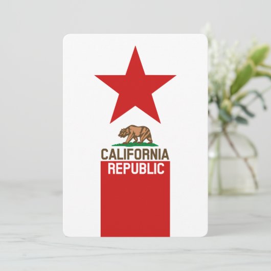 Vlaggendecor van de REPUBLIEK KLIFORNIË (Staand voorkant)