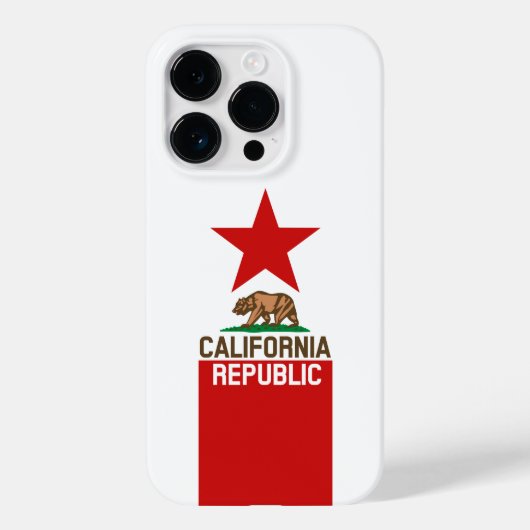 Vlaggendecor van de REPUBLIEK KLIFORNIË Case-Mate iPhone Case (Achterkant)