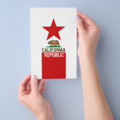 Vlaggendecor van de REPUBLIEK KLIFORNIË Flyer (Hand)