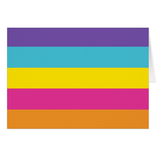Vlaggendefilee voor gender non-binair (Voorkant Horizontaal)
