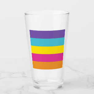 Vlaggendefilee voor gender non-binair glas