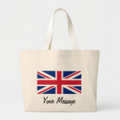 Vlaggendoek van de vlag van de Unie Grote Tote Bag (Voorkant)