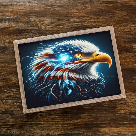 vlaggendrager adelaar poster