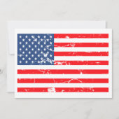 Vlaggene stijl Verenigde Staten met drukproblemen  Kaart (Voorkant)