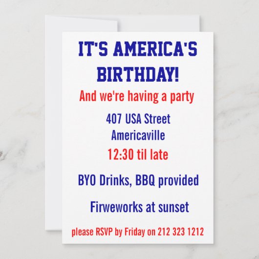 Vlaggene stijl Verenigde Staten met drukproblemen  Kaart (Achterkant)