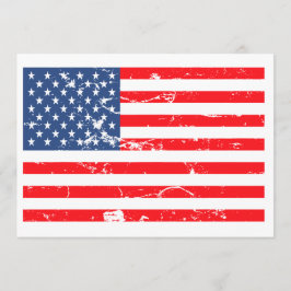 Vlaggene stijl Verenigde Staten met drukproblemen Kaart