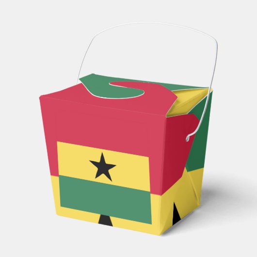 Vlaggenembleem van Ghana Bedankdoosjes (Voorkant Zijde)