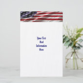 Vlaggenfabriek in de Verenigde Staten Briefpapier (Staand voorkant)