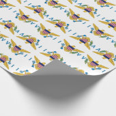 Vlaggengebied van de Amerikaanse Maagdeneilanden Cadeaupapier (Hoek)