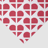 Vlaggengeïnspireerde hart Zwitserland/Zwitserland Tissuepapier (Detail)