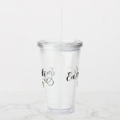 Vlaggenhart van Baskenland Euskadi Acryl Drinkbeker (Rechts)