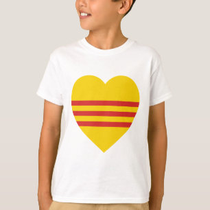 Vlaggenhart van Vietnam (Zuid-Vietnam) T-shirt