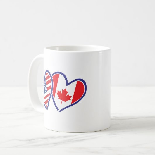 Vlaggenharten in Canada en Amerika Koffiemok (Voorkant links)