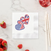 Vlaggenharten uit de VS en het VK Servet (Insitu)