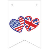 Vlaggenharten uit de VS en het VK Vlaggetjes (Eerste vlag)