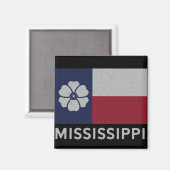  vlaggenhervorming van de vlaggenstaat Mississippi Magneet (Voorkant / Achterkant)