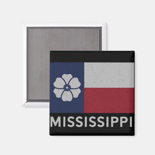  vlaggenhervorming van de vlaggenstaat Mississippi Magneet (Voorkant / Achterkant)