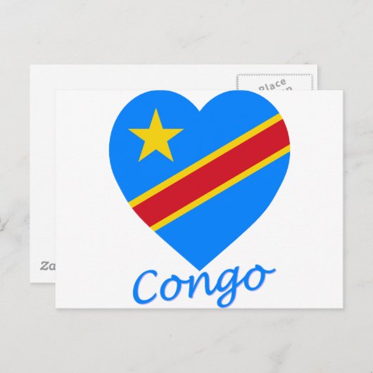 Vlaggenhuis Congo Briefkaart (Voorkant / Achterkant)