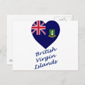 Vlaggenhuis van de Britse Maagdeneilanden Briefkaart (Voorkant / Achterkant)