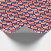 Vlaggenhuiswerkpapier van de VS Cadeaupapier (Hoek)