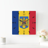 Vlaggenjas van Roemenië   Vierkante Klok (Huis)