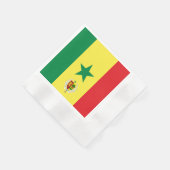 Vlaggenjas van Senegal Servet (Hoek)