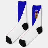 Vlaggenjas van wapens van de Tsjechische Republiek Sokken (Links)