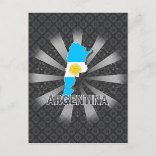 Vlaggenkaart 2.0 van Argentinië Briefkaart