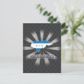 Vlaggenkaart 2.0 van Honduras Briefkaart (Staand voorkant)