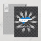 Vlaggenkaart 2.0 van Honduras Briefkaart (Voorkant / Achterkant)