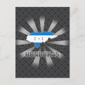 Vlaggenkaart 2.0 van Honduras Briefkaart (Voorkant)