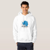 Vlaggenkaart 2.0 voor Antarctica Hoodie (Voorkant volledig)