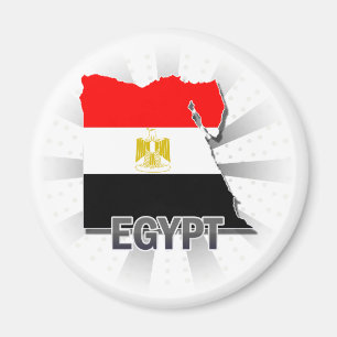 Vlaggenkaart 2.0 voor Egypte Magneet