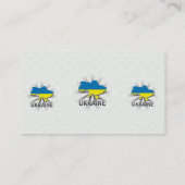 Vlaggenkaart 2.0 voor Oekraïne Visitekaartje (Achterkant)