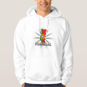 Vlaggenkaart 2.0 voor Portugal Hoodie