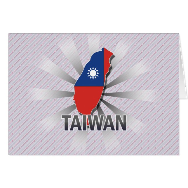 Vlaggenkaart 2.0 voor Taiwan (Voorkant Horizontaal)