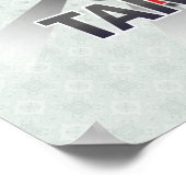 Vlaggenkaart 2.0 voor Taiwan Poster (Hoek)