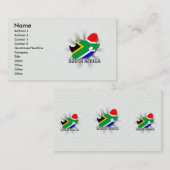 Vlaggenkaart 2.0 voor Zuid-Afrika Visitekaartje (Voorkant / Achterkant)