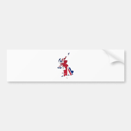 Vlaggenkaart_3 Bumpersticker (Voorkant)