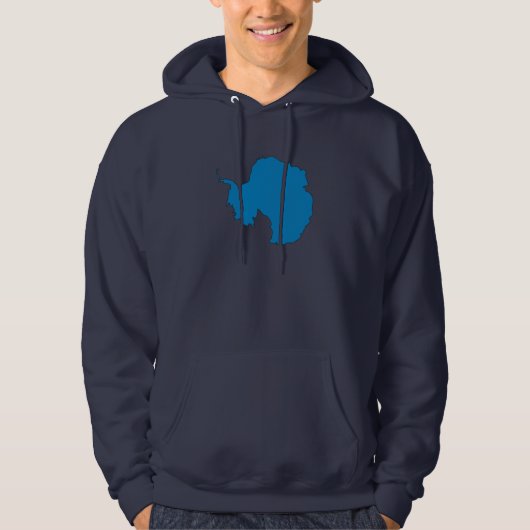 Vlaggenkaart Antarctica Hoodie (Voorkant)