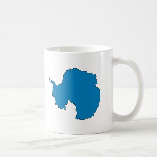 Vlaggenkaart Antarctica Koffiemok (Rechts)