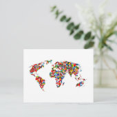 Vlaggenkaart Briefkaart (Staand voorkant)