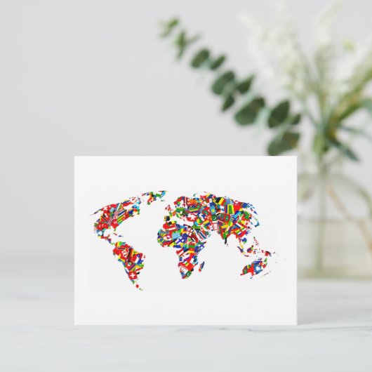 Vlaggenkaart Briefkaart (Staand voorkant)