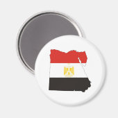 vlaggenkaart egypte magneet (Voorkant / Achterkant)